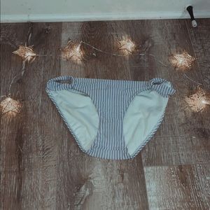 Navy and white striped bikini bottoms with great quality!